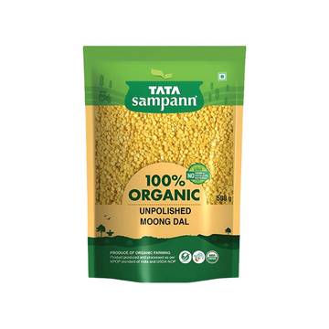Tata Sampann Organic Moong Dal (Dhuli) Unpolished